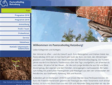 Tablet Screenshot of pastoralkolleg-rz.de